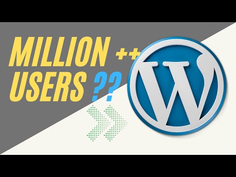Can WordPress handle millions of users?