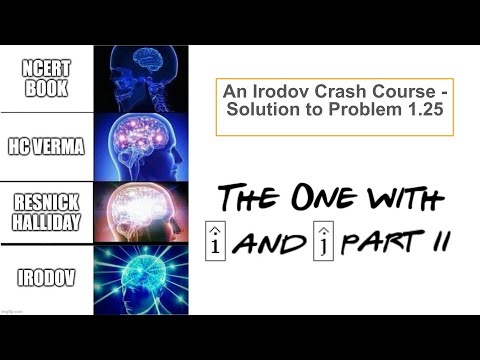 An Irodov Crash Course - Problem 1.25 - "The one with i cap and j cap - Part II"