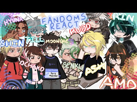 FANDOMS REACT TO EACHOTHER || 2X speed || introduction 