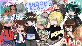 FANDOMS REACT TO EACHOTHER || 2X speed || introduction 