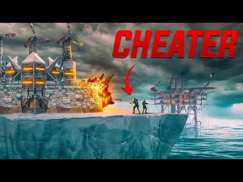 I Got RAIDED By a CHEATER While Living On a Iceberg - Rust