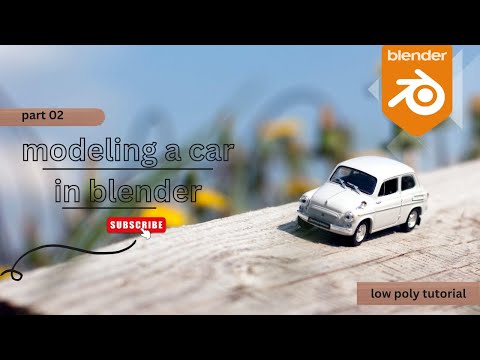 Modeling a Low Poly Car in Blender | Part 02 | Texturing Tutorial for Beginners
