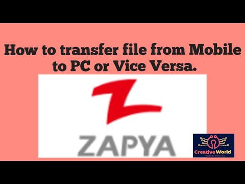 How to transfer File via Zapya | Zapya for PC | Connect PC with Mobile | Zapya Tutorial