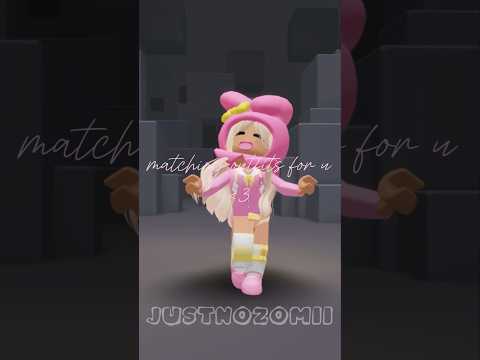 matching avatars! get the outfits on catalog avatar creator! #roblox #matching #matchingoutfita