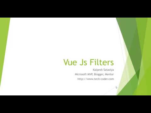 Vue Js Filters