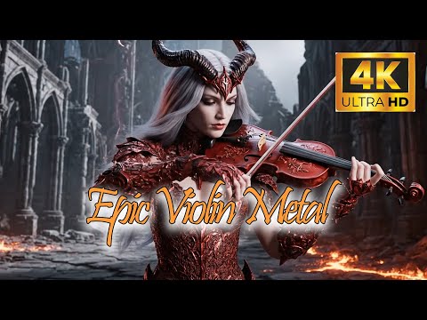 Melodic Onslaught: Intense Violin Lead Over Crushing Metal Drums - Violin Metal Sounds
