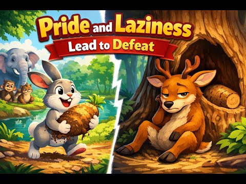 Pride and Laziness Lead to Defeat Story | Moral story