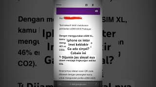 Iphone ex inter kalian keblokir imei? Ga ada sinyal? Cobain eSIM di jamin muncul sinyal