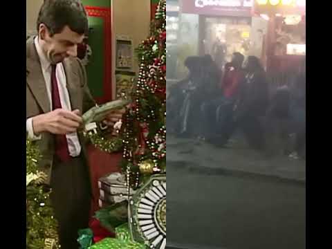 Mr bean christmas preparation
