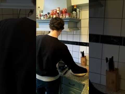 Baking pancakes