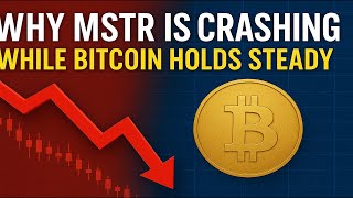 Why is MicroStrategy Crashing while Bitcoin holds steady