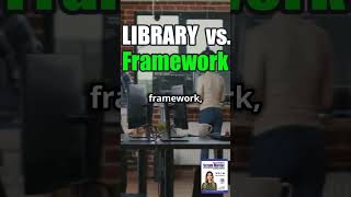 Library vs Framework: What's the difference? #angular #react #springboot #jsf #python #java #github
