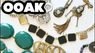 OOAK! | Goodwill Bluebox Jewelry Unboxing | Blue Box Jewelry Jar Unjarring 2021