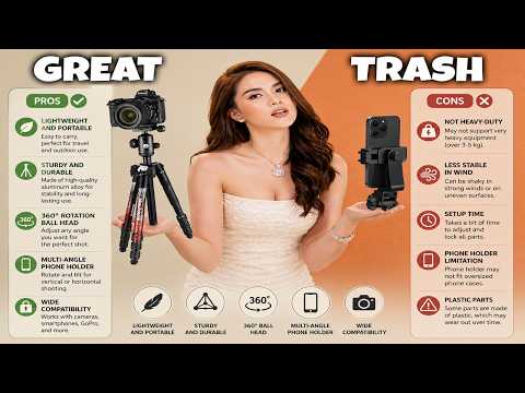 Best Lightweight Travel Tripods on Amazon BUY RIGHT NOW