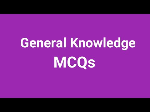 Basic General Knowledge In English l General Knowledge MCQs 2020 l For All Exam