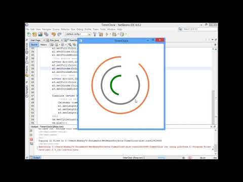 TimerClock widget by javafx animation