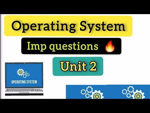 Operating System Important questions || BCA 1st Year 