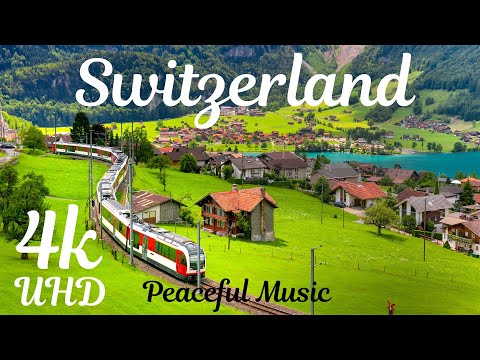 Switzerland Serenata: A Musical Journey through Nature's Beauty  4K