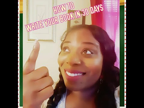 How To Write A Book in 30 Days or Less with YaYa Israel