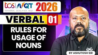 TCS NQT 2026 | Verbal 01 | Rules For Usage Of Nouns | TCS NQT Preparation