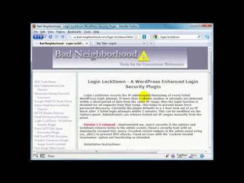 How to Secure Your WordPress Blog? (15) Part 3 of 8 - Wordpress Video Tutorials