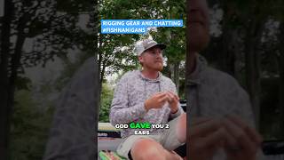 Rigging fishing gear and small talk #fishing #getoutdoors