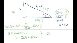 Right Triangle Trig Applications