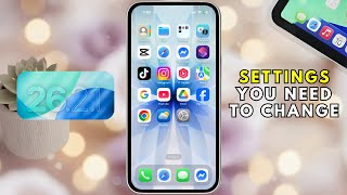 iOS 26.2.1 – Settings to Adjust Right After Updating!