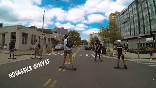 NYEF E-BIKE & E-SK8 FESTIVAL - DC SKATE CREW INVASION!