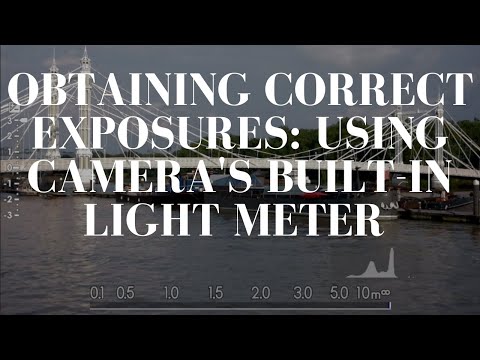 Obtaining Correct Exposures: Utilizing the Camera's Built-In Light Meter