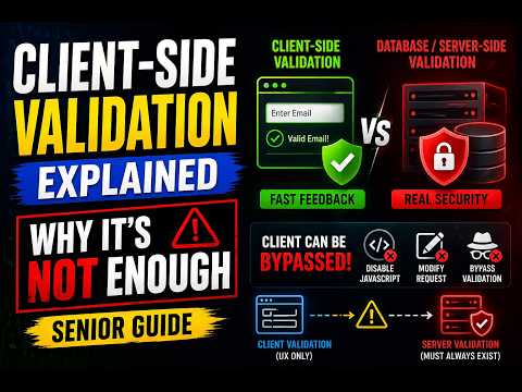 Client-Side Validation Explained | Why It’s NOT Enough