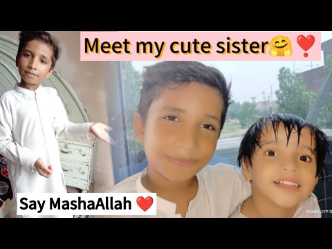 Meet my little cute sister🤗❤️