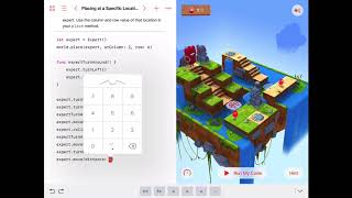 Placing At A Specific Location - Swift Playgrounds