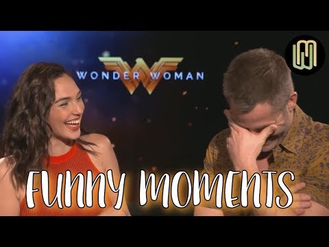 Gal Gadot and Chris Pine Funny Moments PART 1 - Wonder Woman