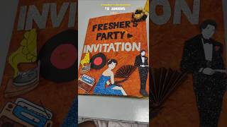 Invitation to Juniors for freshers🥳🎊 #freshers #party #2k24 #esperanza #yt #shorts #viralvideo