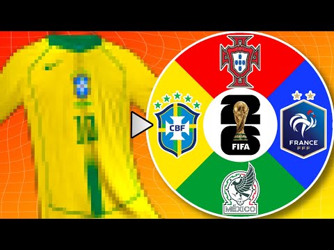 Designing RANDOM World Cup Football Kits!