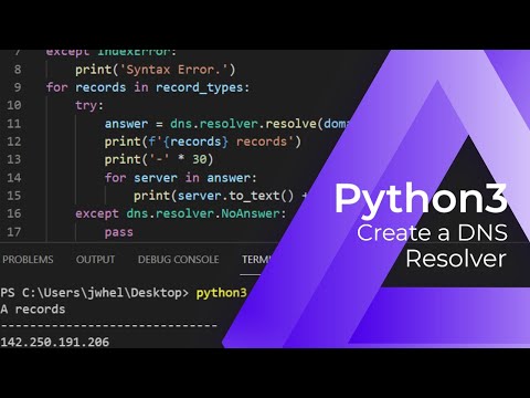 Create Your Own Python DNS ENUMERATION TOOL