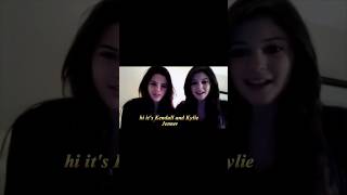 Kendall and Kylie first YouTube video! New viral video #viralvideo #viralshort #fashion #celebrity
