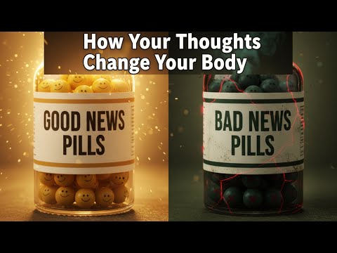 Good News Pills & Bad News Pills: How Your Thoughts Change Your Body. #noceboeffect #goodbadpills