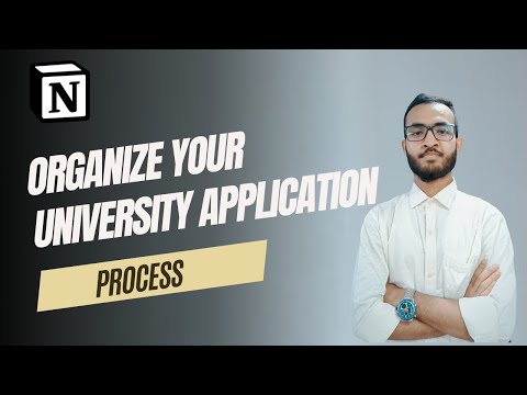 Apply any University and Track it form Notion, Let's do it!
