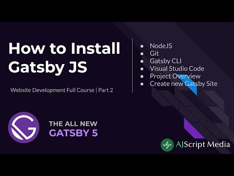 How to install Gatsby JS on MacOS | Installation to Build
