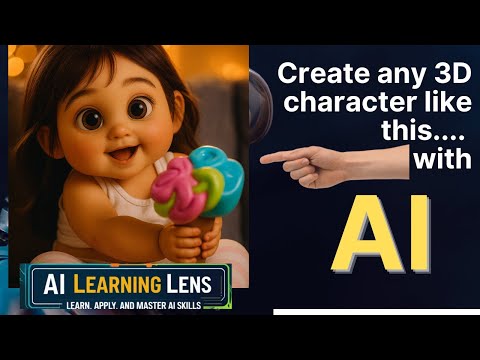 Create 3D Animated Characters with AI 🤯 | Free Tools & Easy Steps (2025 Guide)”