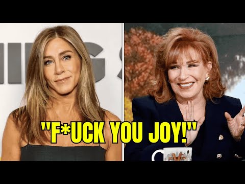 Jennifer Aniston KICKED OFF Live TV After Heated Clash with Joy Behar on The View