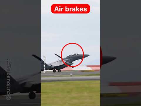 Very interesting way to reduce fighter jets speed