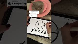 Logo Design Challenge: Transforming Names with Procreate #namelogo #logochallenge #designprocess