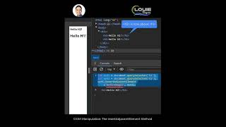 DOM Manipulation: The insertAdjacentElement Method #coding #webbuilder #htmlcssjavascript
