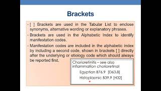 ICD 10 CM CONVENTIONS  PART 1