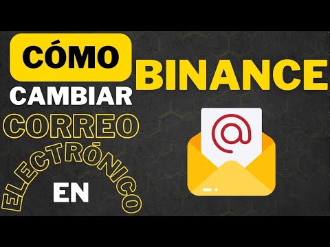 Como cambiar tu correo electronico en Binance mobile 2024 Tutorial