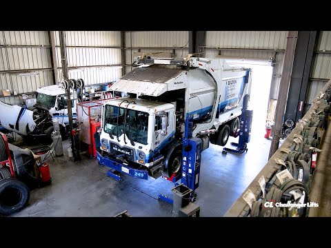 Challenger Lifts Mobile Columns at Gilton Solid Waste Management
