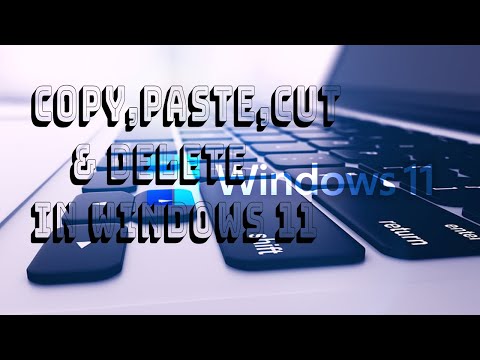 How To Copy, Cut, Paste and Delete file or Folder on Windows 11